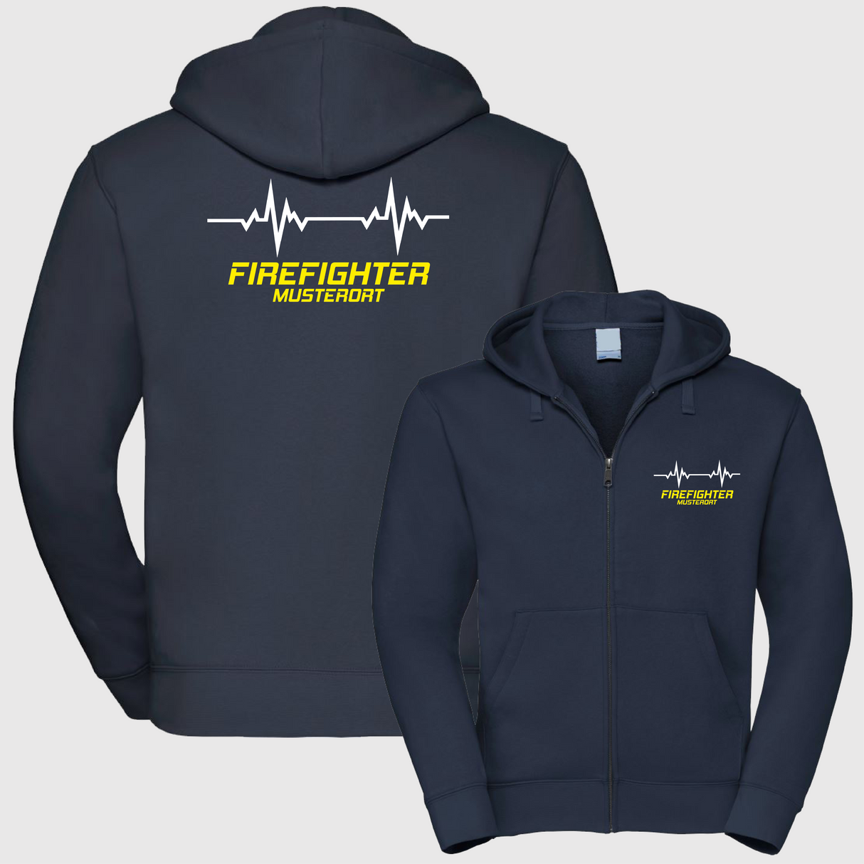 Freizeit Kapuzen Zip Weste - FA05