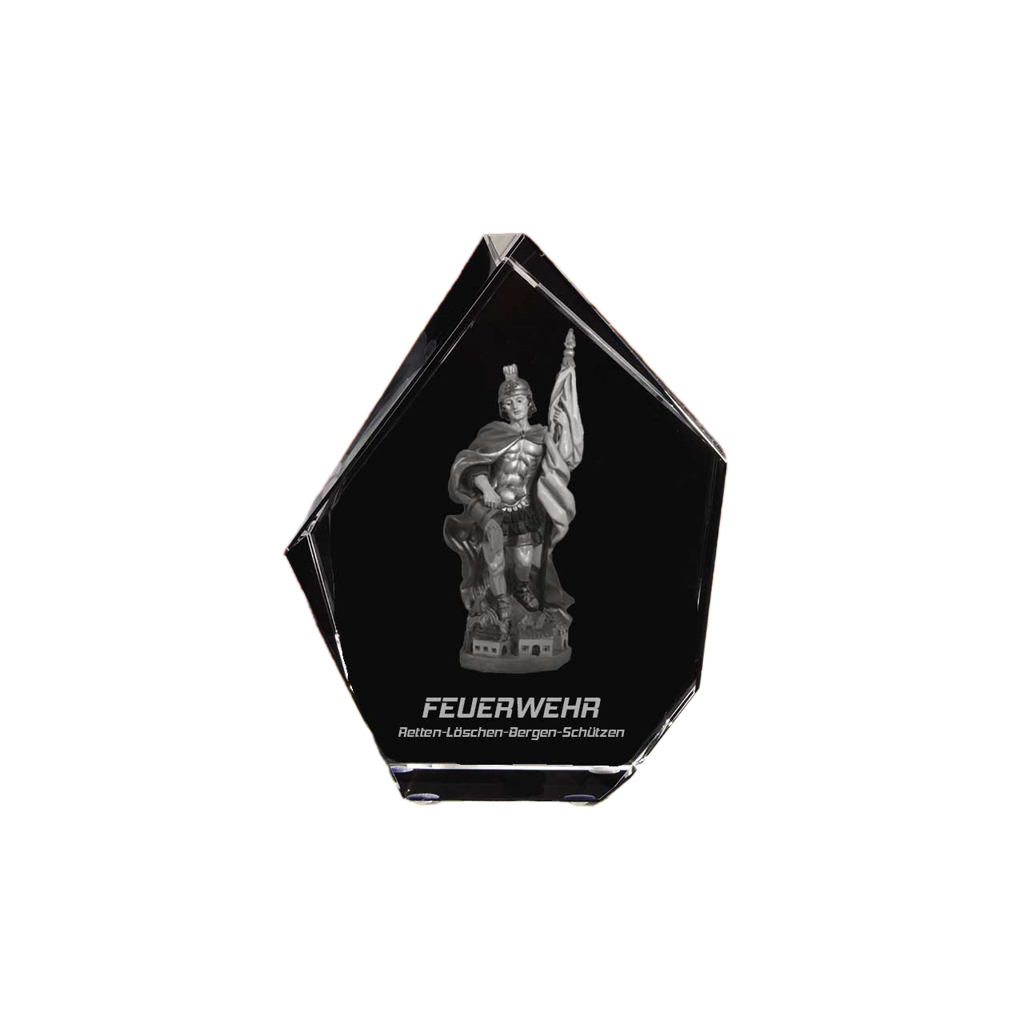 Glas-Kristall Retten-Löschen-Bergen-Schützen