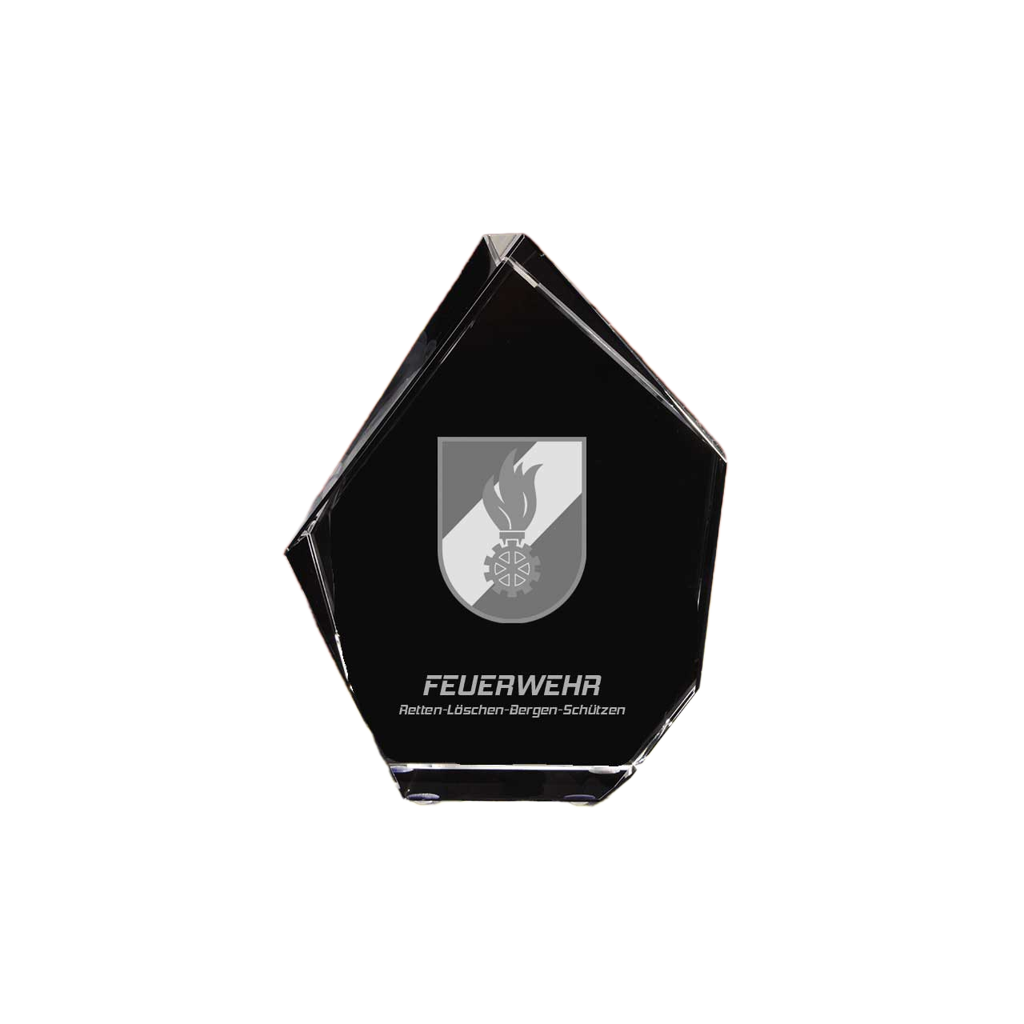 Glas-Kristall Retten-Löschen-Bergen-Schützen