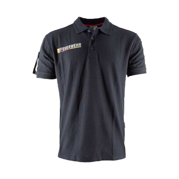 Herren Kurzarm Polo-Shirt mit Dienstgradschlaufe
