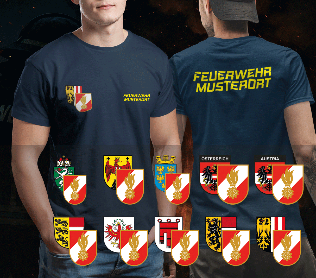 T-Shirt im AT Design