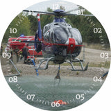 Glasuhr FEUERWEHR 30cm