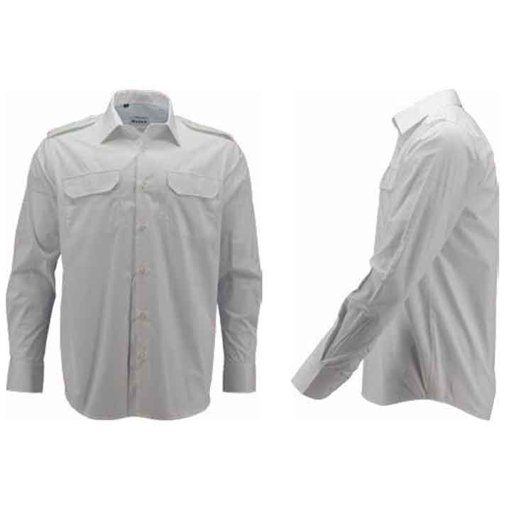 Damen langarm Bluse - weiß