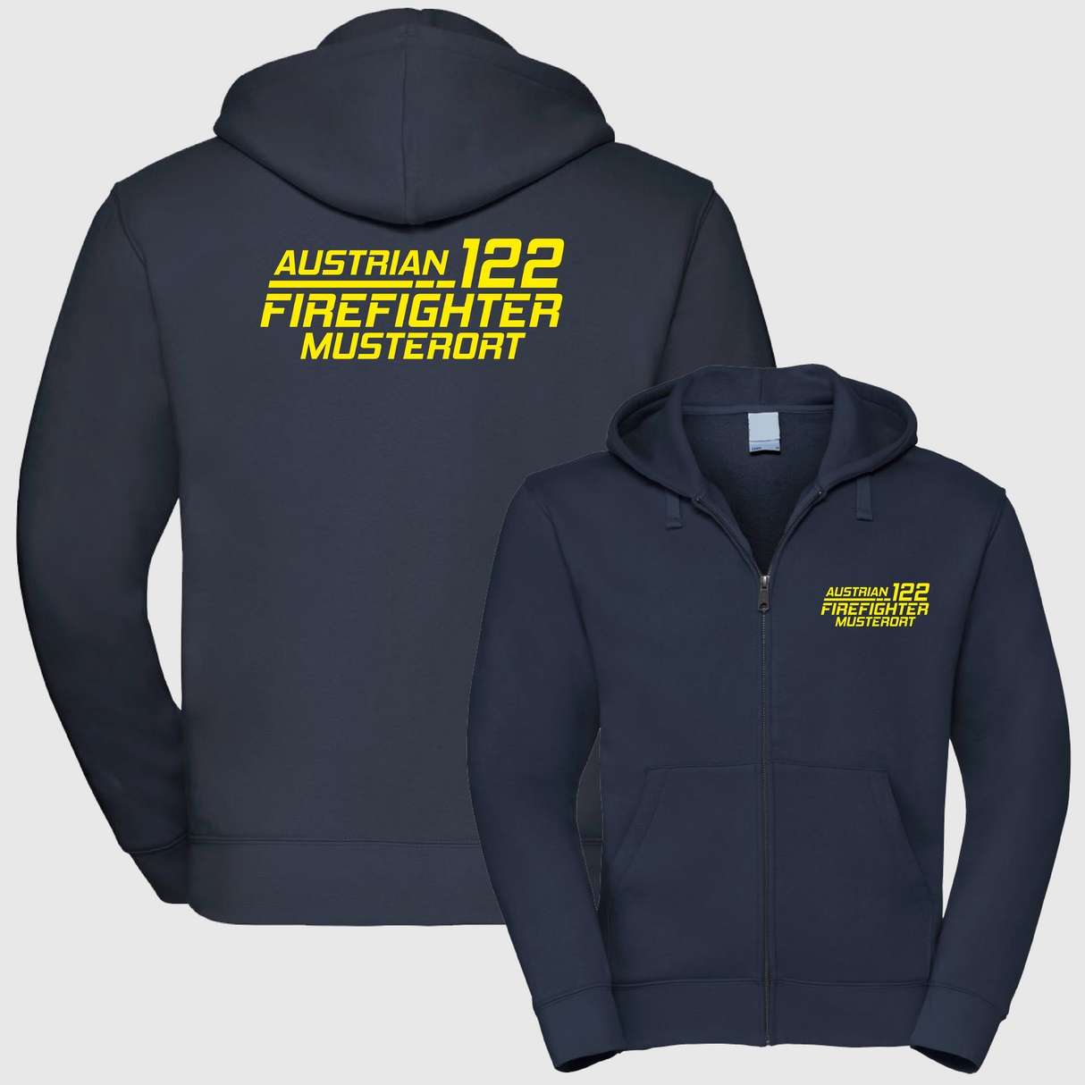 Freizeit Kapuzen Zip Weste - FA03