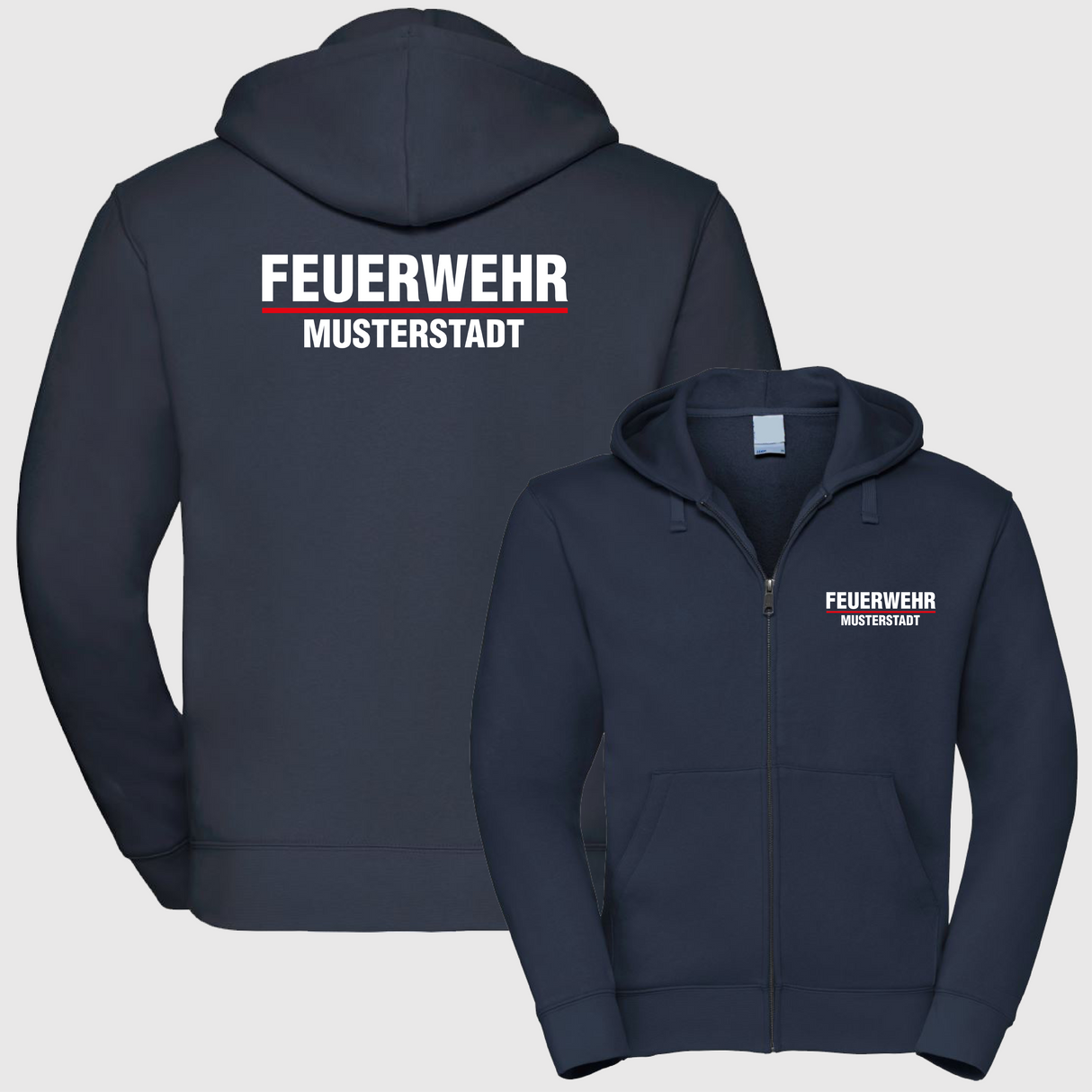 Freizeit Kapuzen Zip Weste - FA06