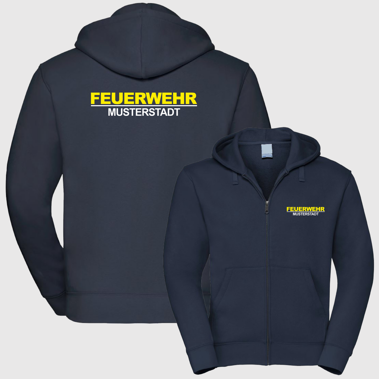 Freizeit Kapuzen Zip Weste - FA09
