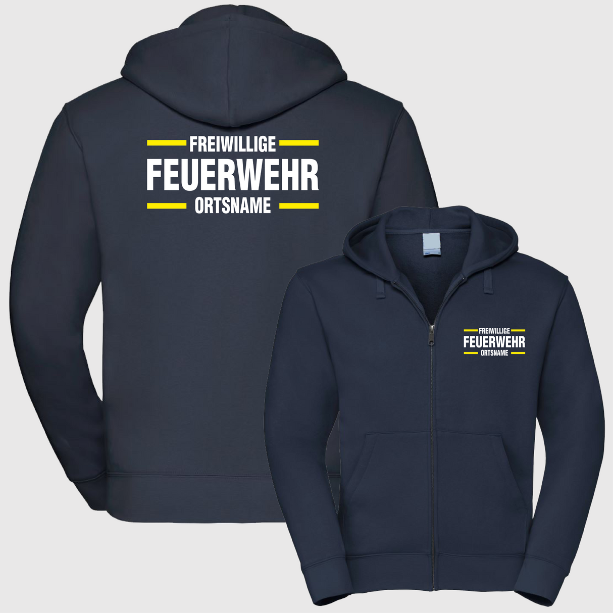 Freizeit Kapuzen Zip Weste - FA12