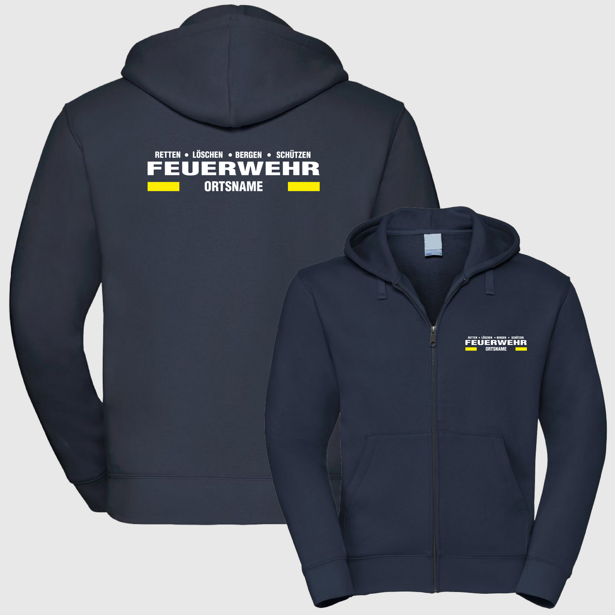 Freizeit Kapuzen Zip Weste - FA13