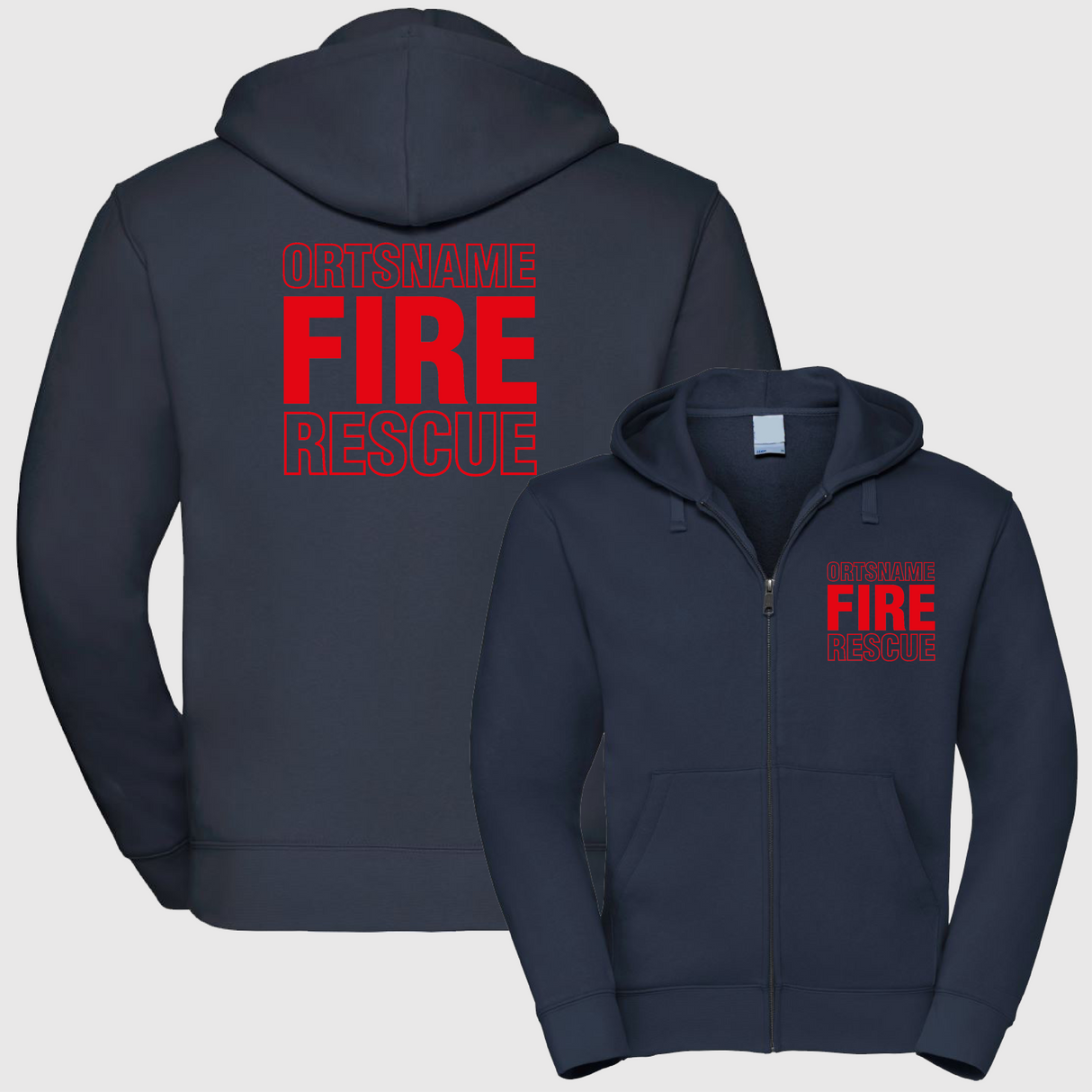 Freizeit Kapuzen Zip Weste - FA16