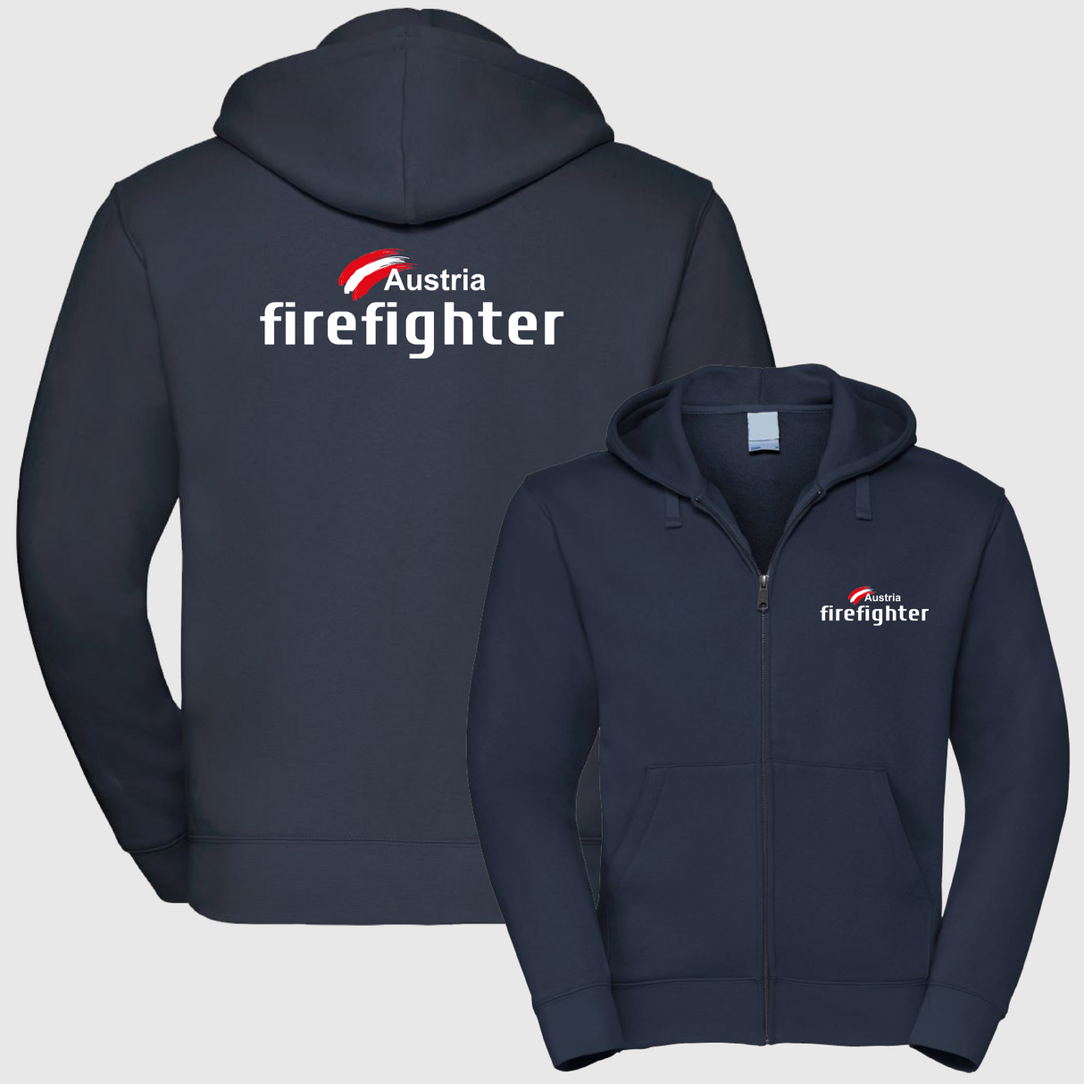 Freizeit Kapuzen Zip Weste - AFF