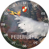 Glasuhr FEUERWEHR 30cm
