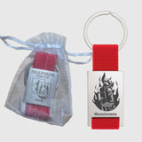 Schlüsselanhänger mit Gurtband - personalisierbar in Geschenksackerl