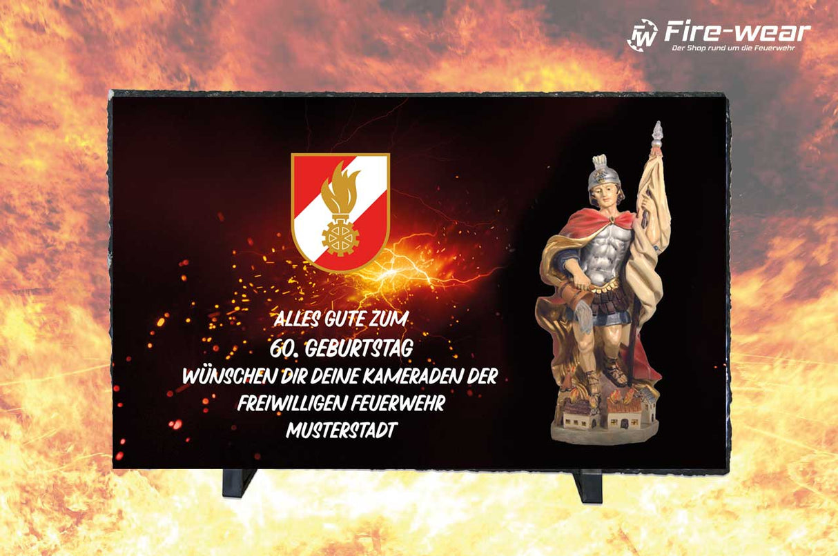 Steinplatte Geburtstag 30x20cm V1