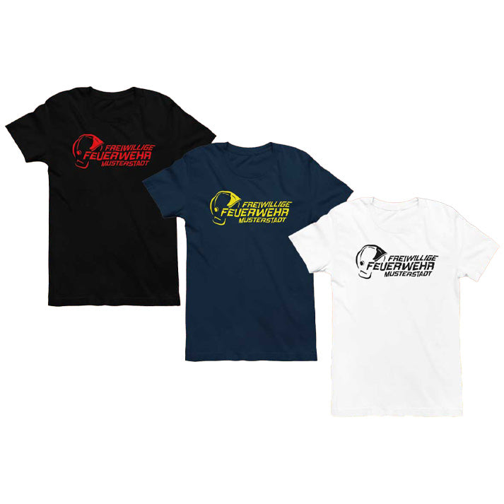 Freizeit T-Shirt Feuerwehr / Helm